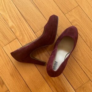 Maroon heels